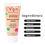 Vigini Natural Skin Whitening Lightening Brightening Underarms Elbow Knee Body Polishing Gel Cream
